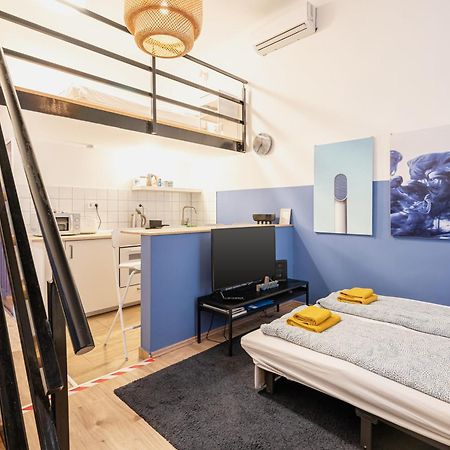 דירות בודפשט Cosy Studio In Central Party District W41 Blue מראה חיצוני תמונה